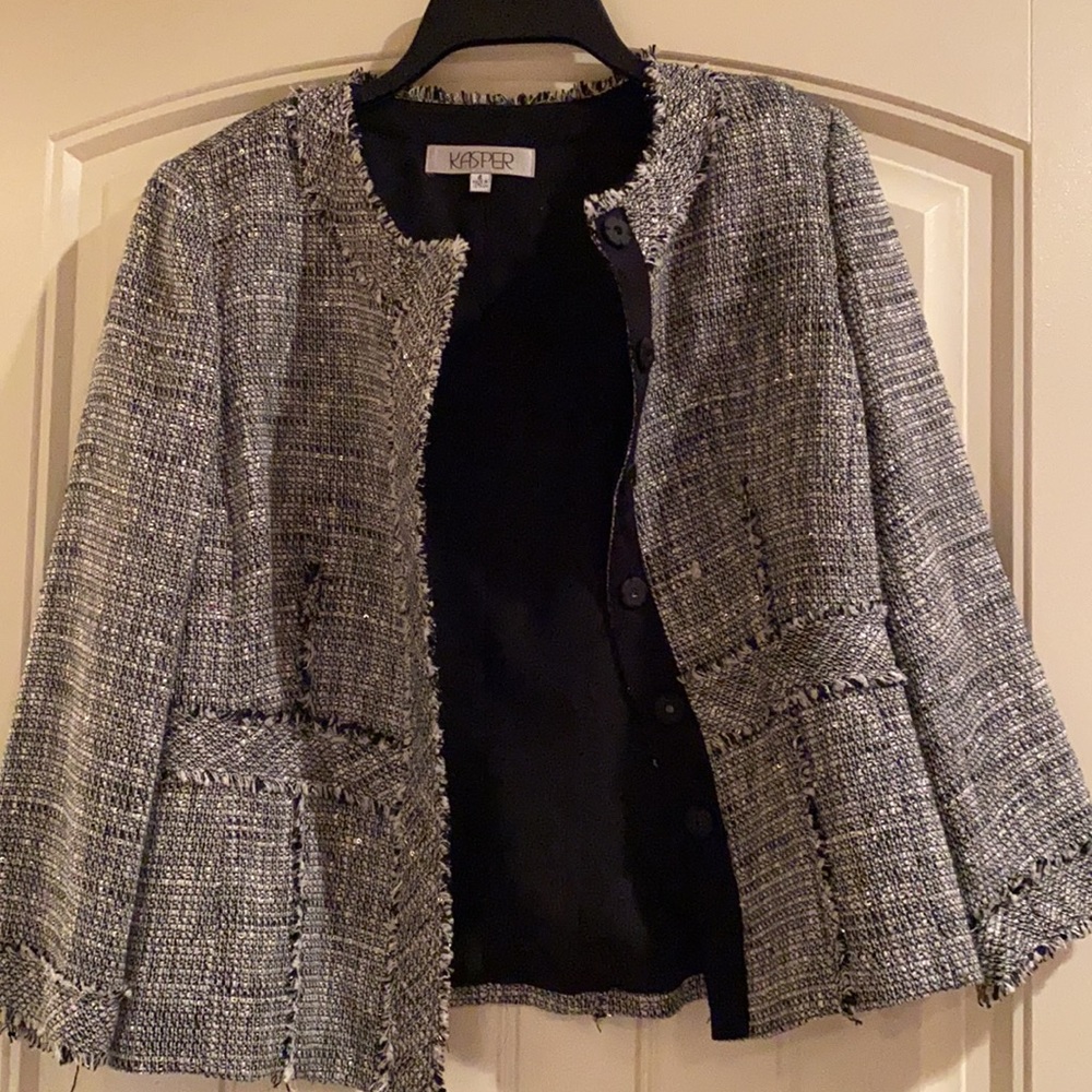 Sequin Detail Blazer. - image 7
